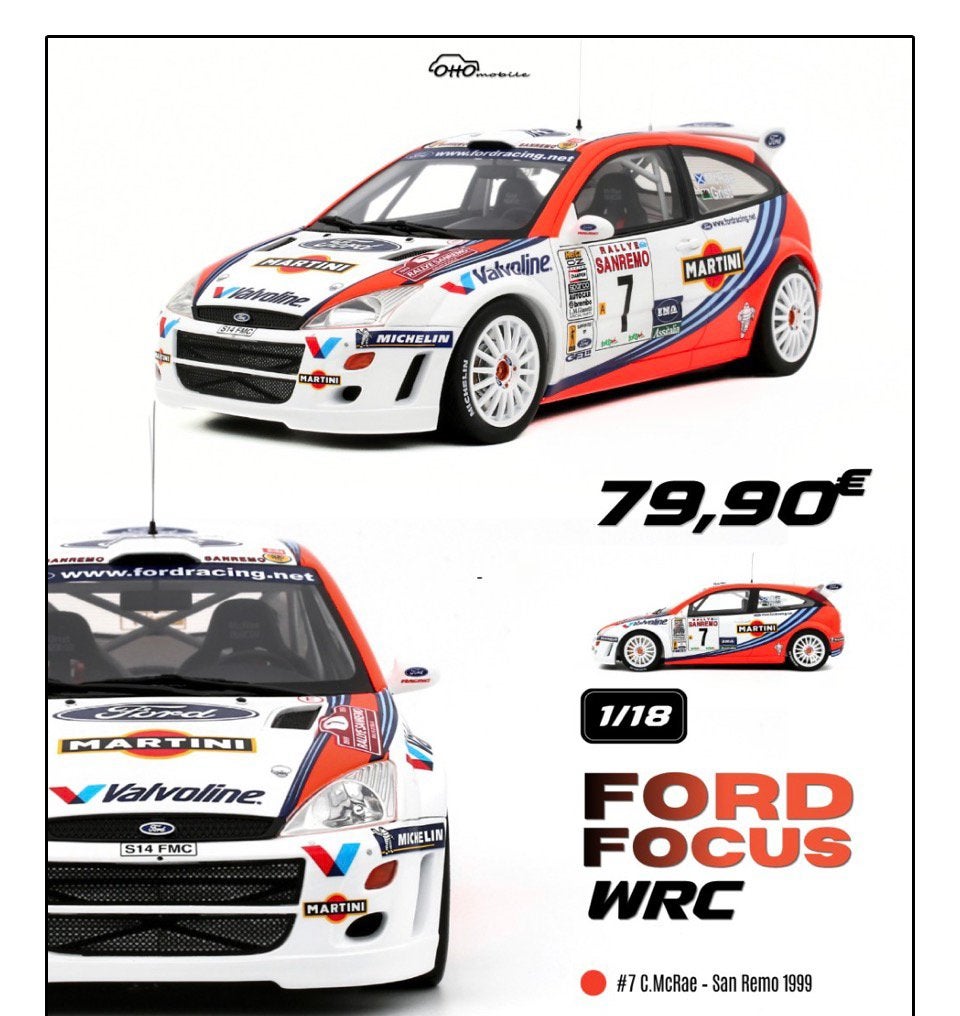 Gevraagd: OttoMobile Ford Focus WRC OT1239, Ophalen, Nieuw, Auto, OttOMobile