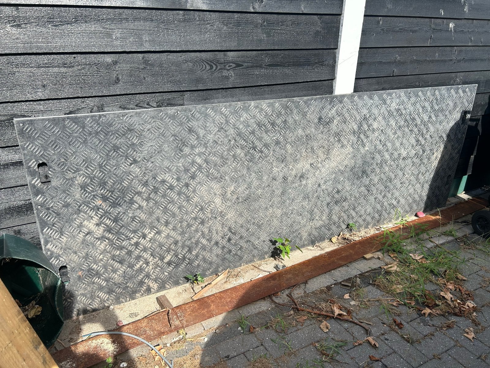 Aluminium Rijplaat 300x100x2cm - Antislip, Ophalen