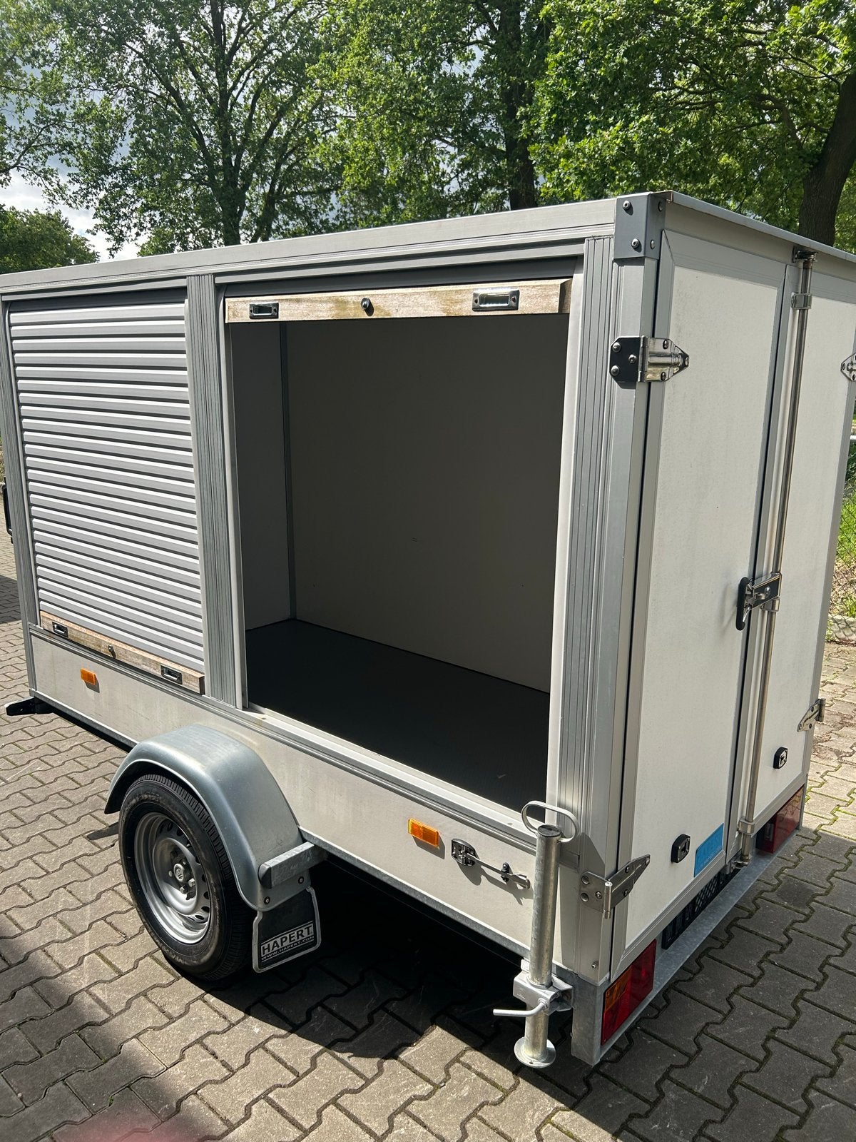 Hapert R750 Gesloten Aanhangwagen met Rolluiken, Auto diversen, Aanhangers en Bagagewagens, Ophalen, Gebruikt