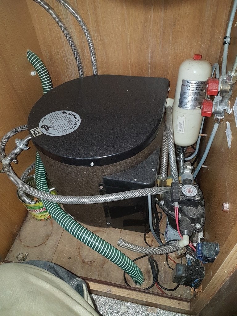 Camper Boiler trumatic TRUMA warm water 10L gas boiler, Verzenden, Gebruikt