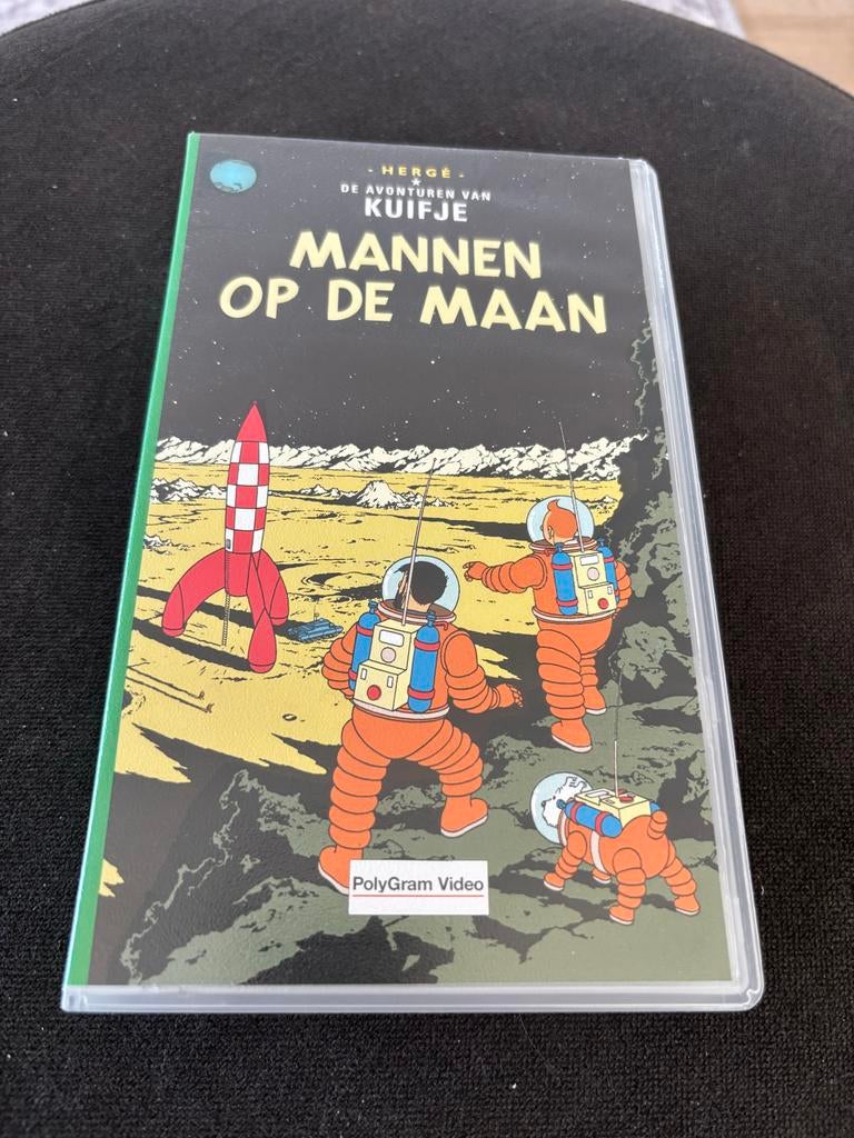 Kuifje: Mannen op de Maan (VHS), Alle leeftijden, Ophalen of Verzenden, Gebruikt, Actie en Avontuur