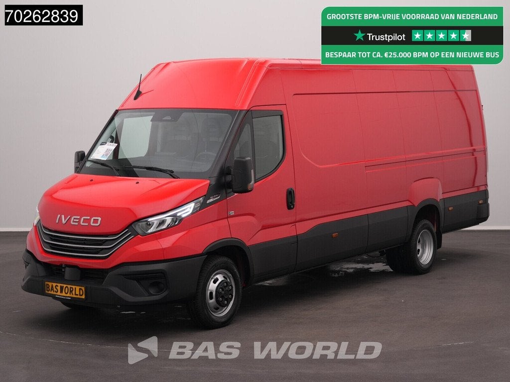 Iveco Daily 35C21 BPM VRIJ! 3.0L Automaat 210PK L3H2 2025-Mo, Auto's, Automaat, Stof, Euro 6, 4 cilinders
