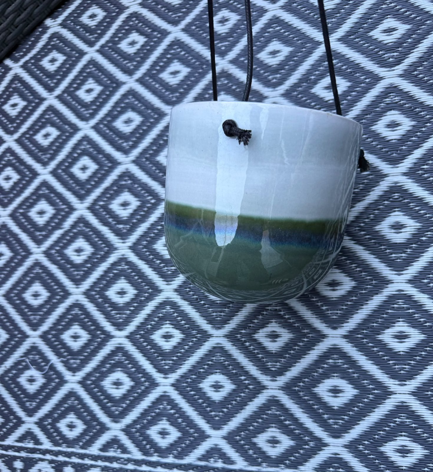 Burgon & Ball 'Dip' Ceramic Hanging Pot nieuw, Overige materialen, Rond, Nieuw, Ophalen of Verzenden