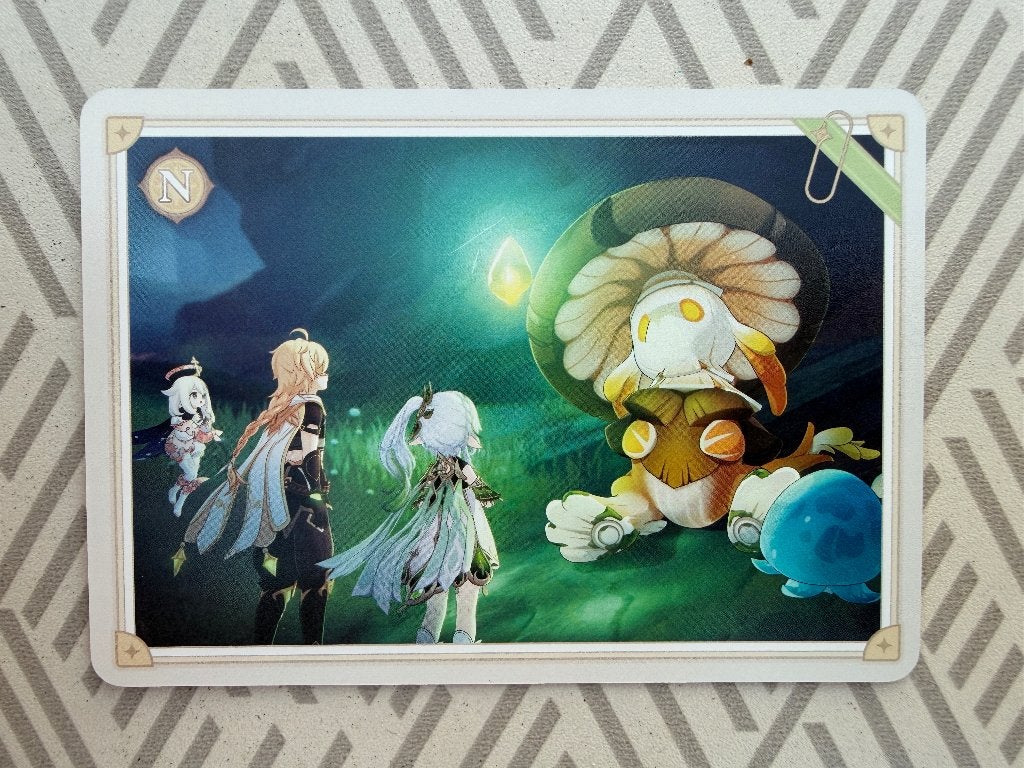 Collectiekaart van het spel Genshin Impact, Verzamelen, Poppetjes en Figuurtjes, Ophalen of Verzenden, Nieuw