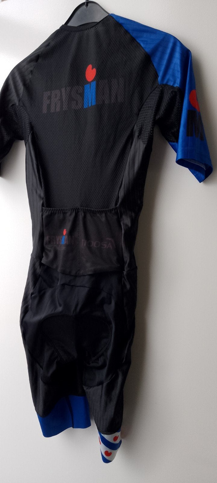 Frysmann Triathlon Pak - Maat S, Ophalen of Verzenden, Zo goed als nieuw, Zwart, Hardlopen of Fietsen