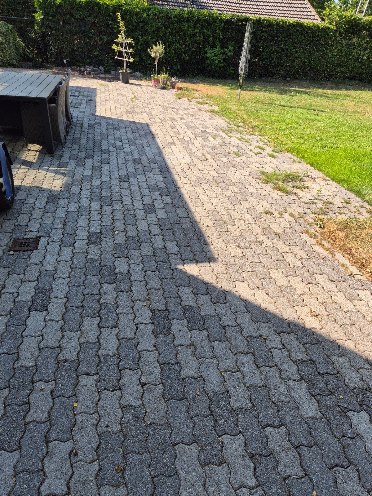 Gebruikte betonnen klinkers - ca. 60m2 - gratis, Ophalen, Gebruikt, Klinkers, 10 m² of meer