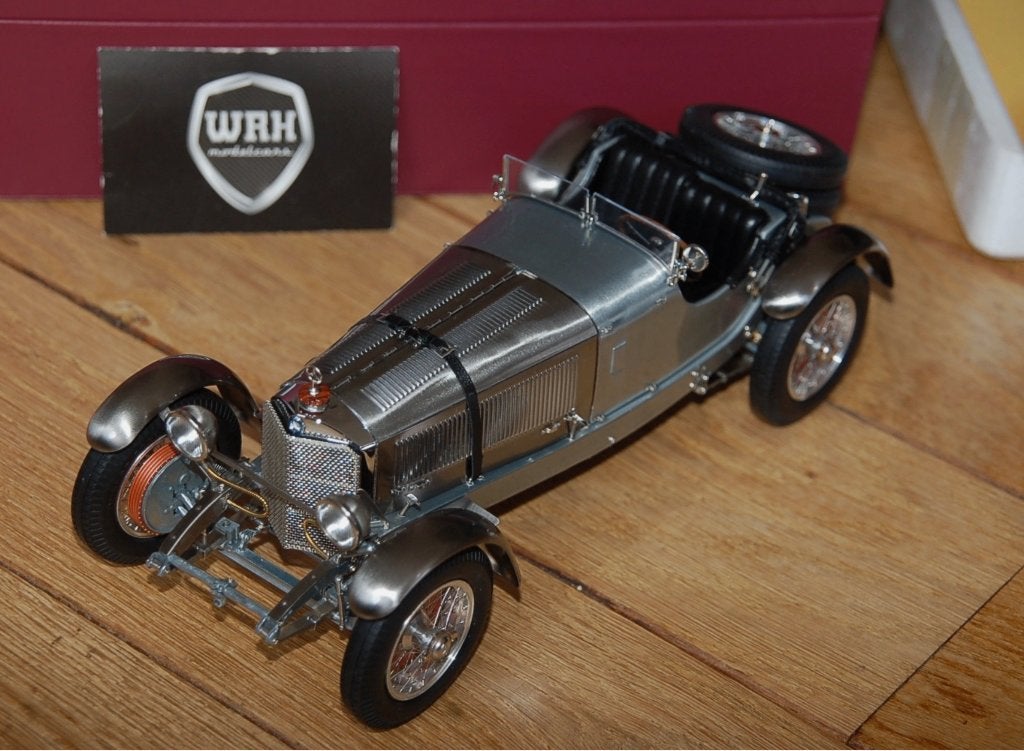 1:18 MERCEDES SSK 1930 CLEAR FINISH CMC M-209 in box WRH, Verzenden, Zo goed als nieuw, Auto, Overige merken