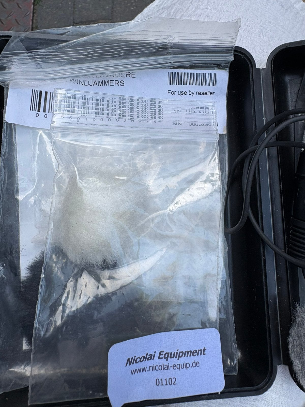 Sennheiser MKE 40lavalier dasspeld comp XLR &Nicolai deadcat, Overige merken, Gebruikt, Overige soorten, Ophalen of Verzenden