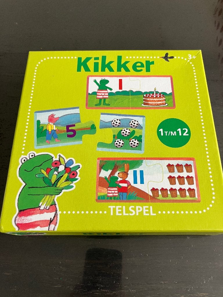 Kikker en vrienden tel spel, Ophalen of Verzenden, Zo goed als nieuw, Puzzelen