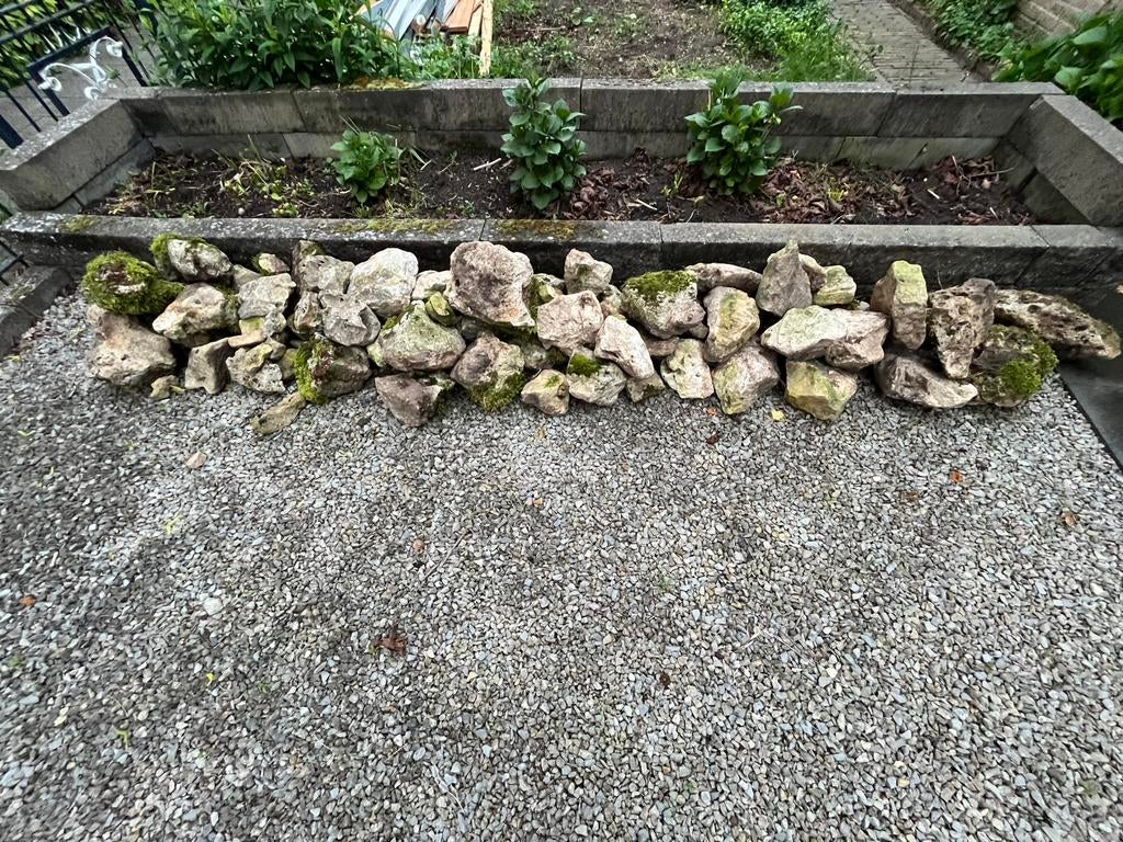 Vijver stenen, Tuin en Terras, Grind, Keien en Split, Ophalen, Zo goed als nieuw
