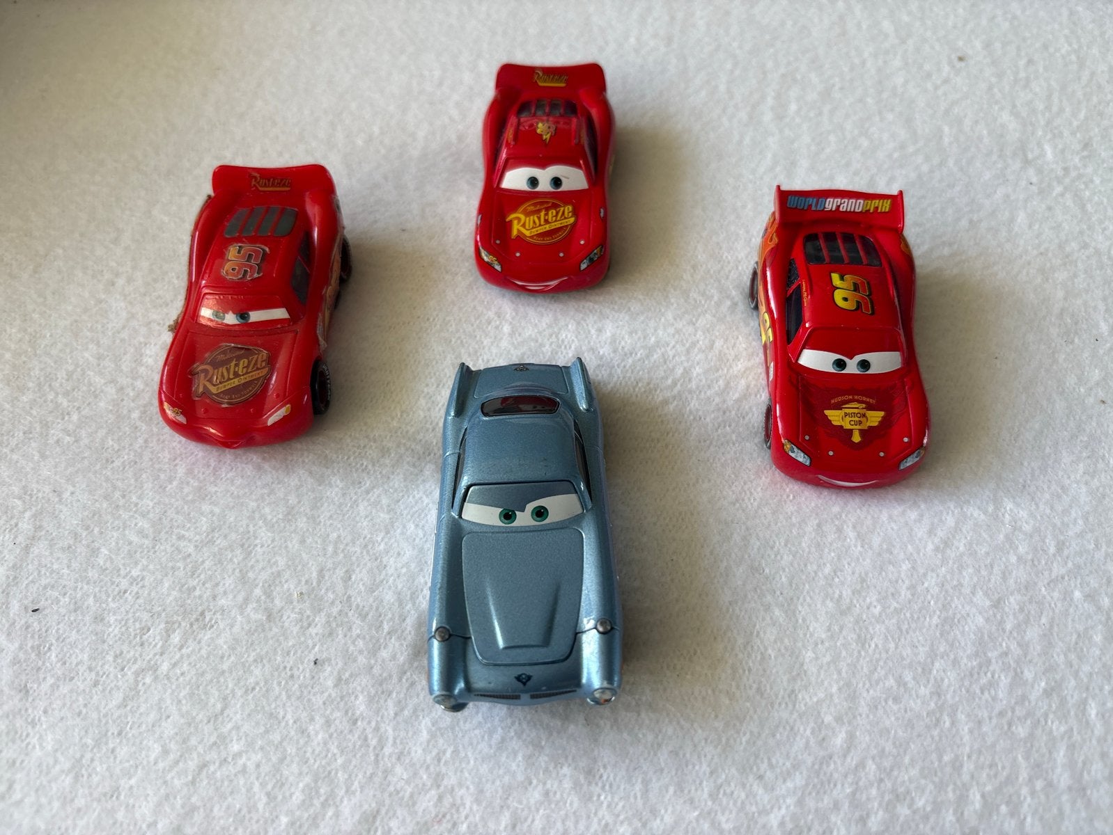 Disney Cars Bliksem McQueen en Sally Speelgoedauto's, Ophalen of Verzenden, Gebruikt, Overige typen