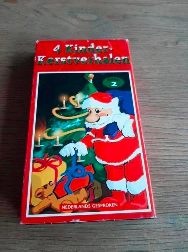 4 kinder kerstverhalen deel 2 videoband., Cd's en Dvd's, VHS | Kinderen en Jeugd, Gebruikt, Alle leeftijden, Ophalen of Verzenden