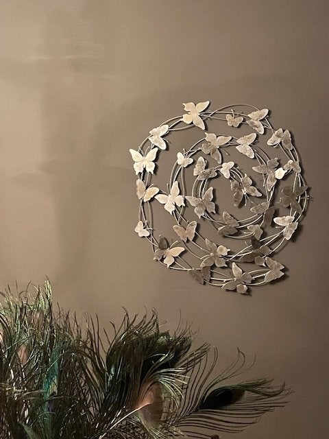 Wanddecoratie, metaal, Ophalen