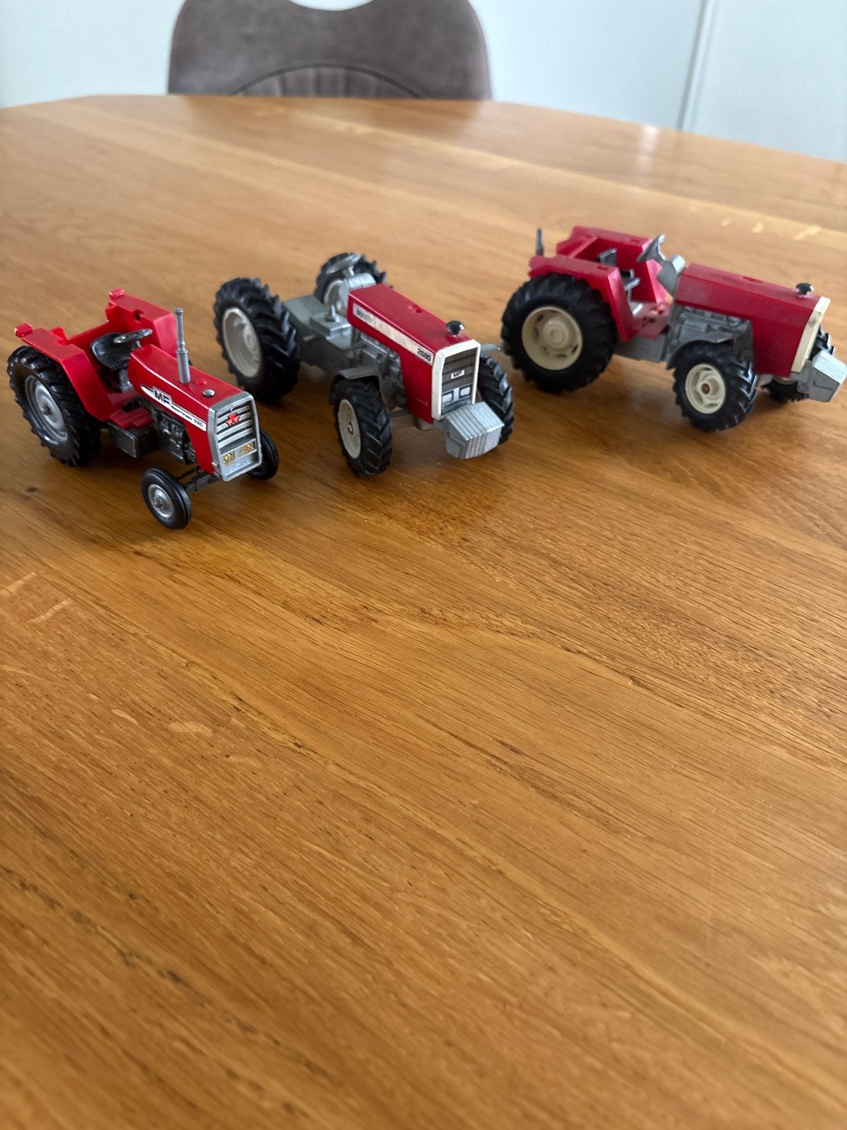Set van 3 Britains Massey Ferguson tractoren (1984), Ophalen of Verzenden, Gebruikt