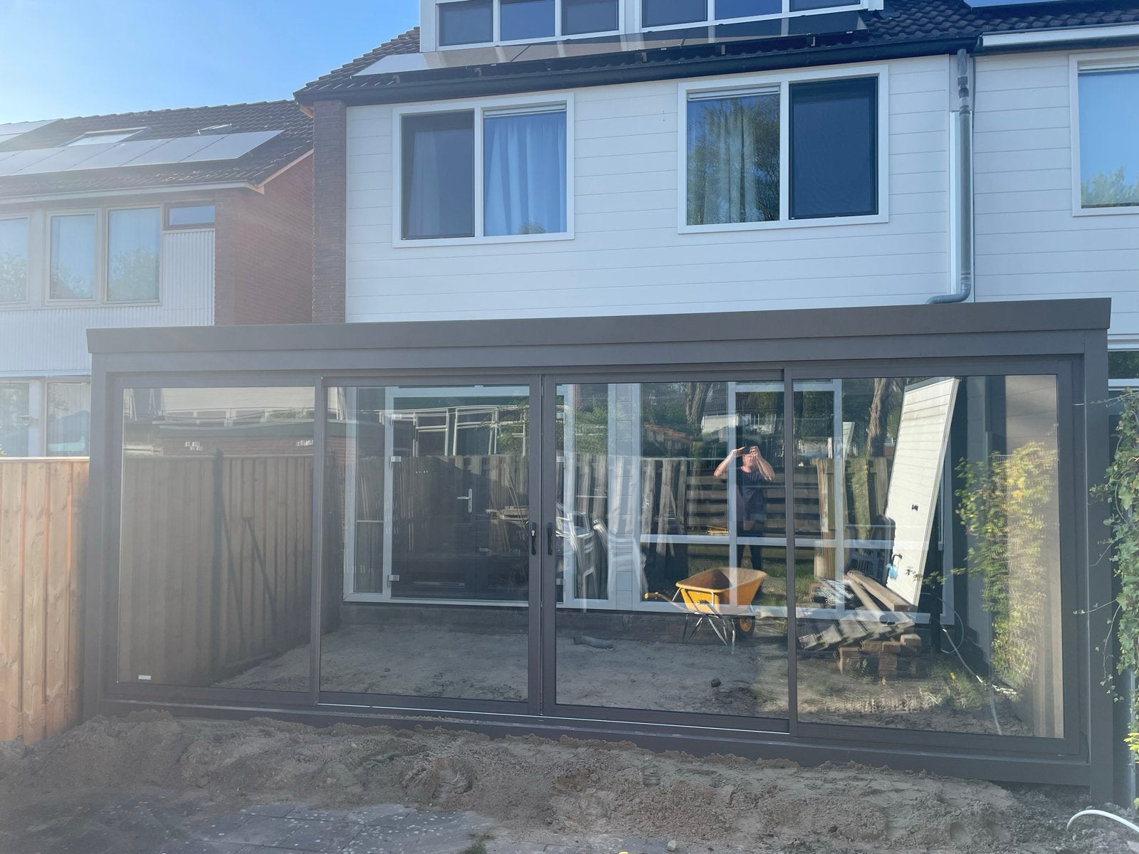 Moderne Veranda met Schuifwanden, Ophalen, Zo goed als nieuw, Veranda