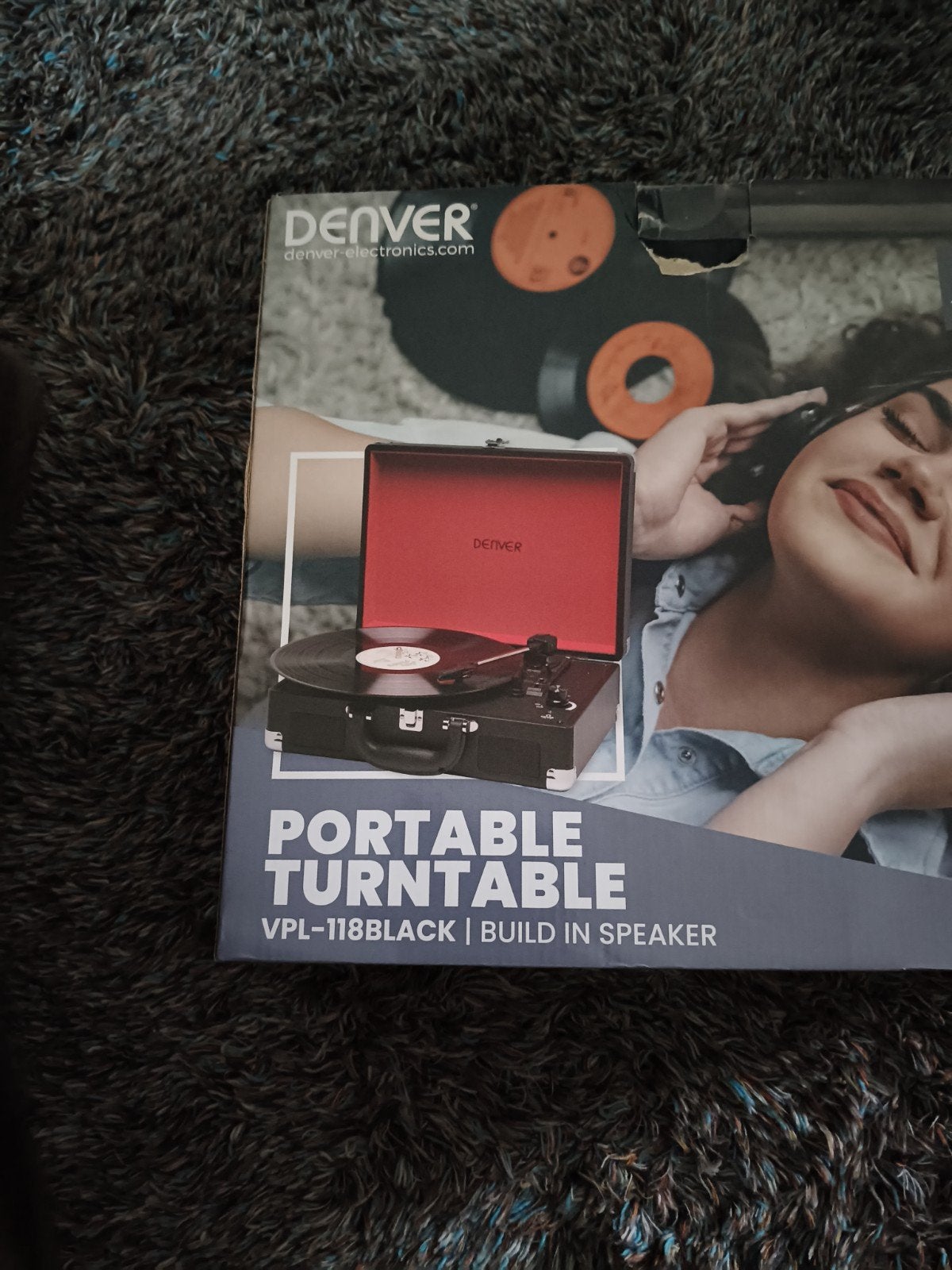 Denver VPL-118 Retro Platenspeler met Bluetooth en Speakers, Ophalen of Verzenden