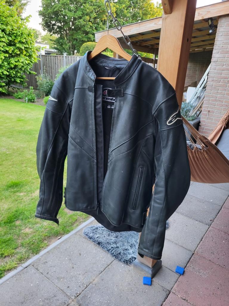 Alpinestars Leren Motorjas - Maat 60 ., Heren, Jas | leer, Ophalen of Verzenden, Alpinestars