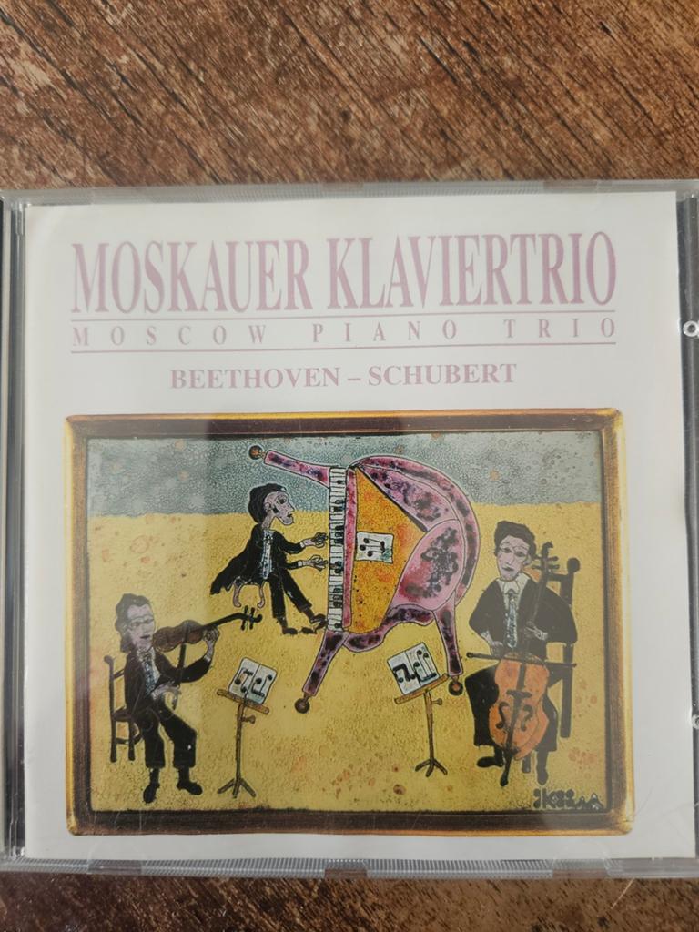 Moskauer Klaviertrio - Beethoven & Schubert CD, Ophalen of Verzenden, Romantiek, Gebruikt, Kamermuziek