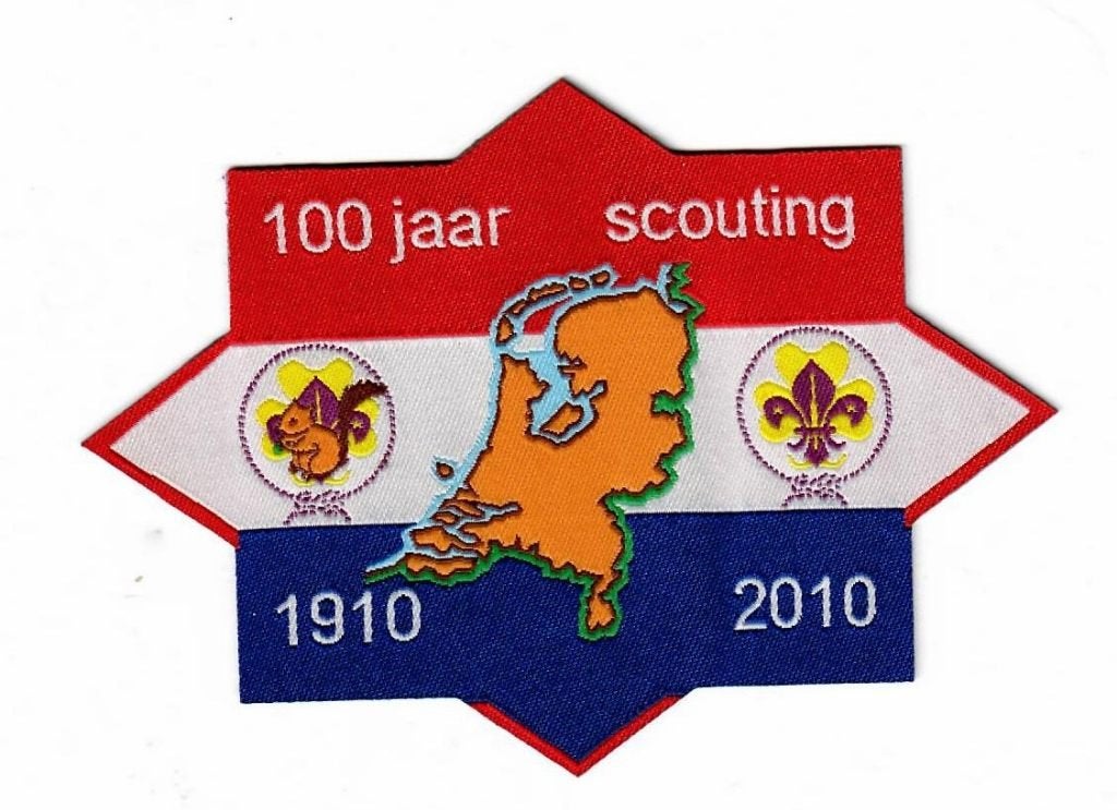 scouting nvvso 100 jaar 2010, Verzamelen, Ophalen of Verzenden, Nieuw, Embleem, Speld of Insigne
