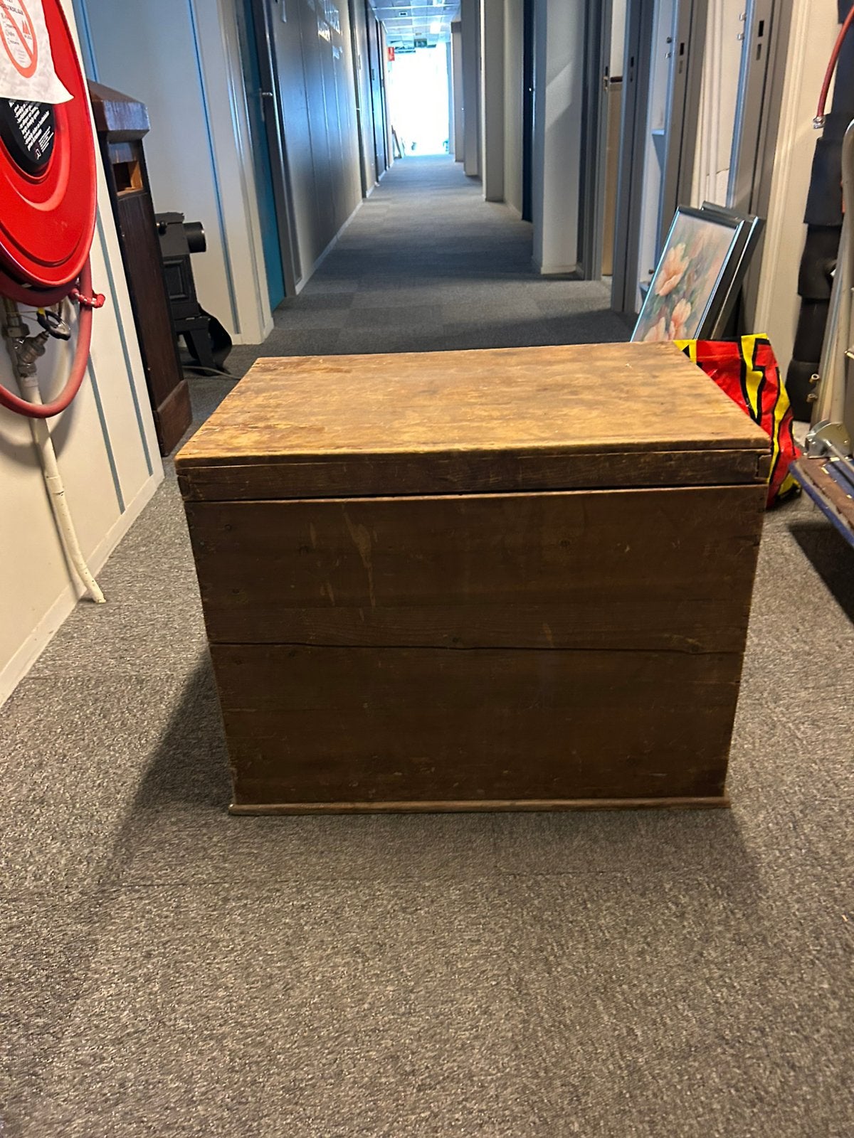 Grote houten kist, Ophalen, 50 – 75, Gebruikt, 50 tot 100 cm