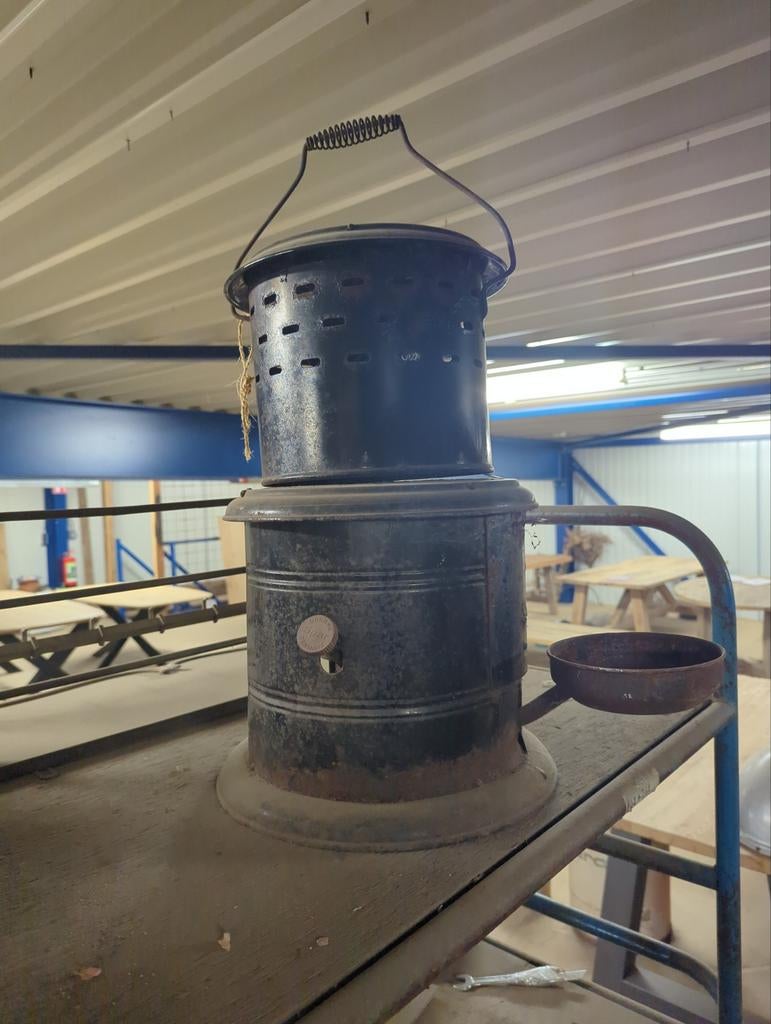 Antieke Petroleumkachel - Vintage Warmtebron, Gebruikt, Overige brandstoffen, Petroleumkachel, Ophalen of Verzenden