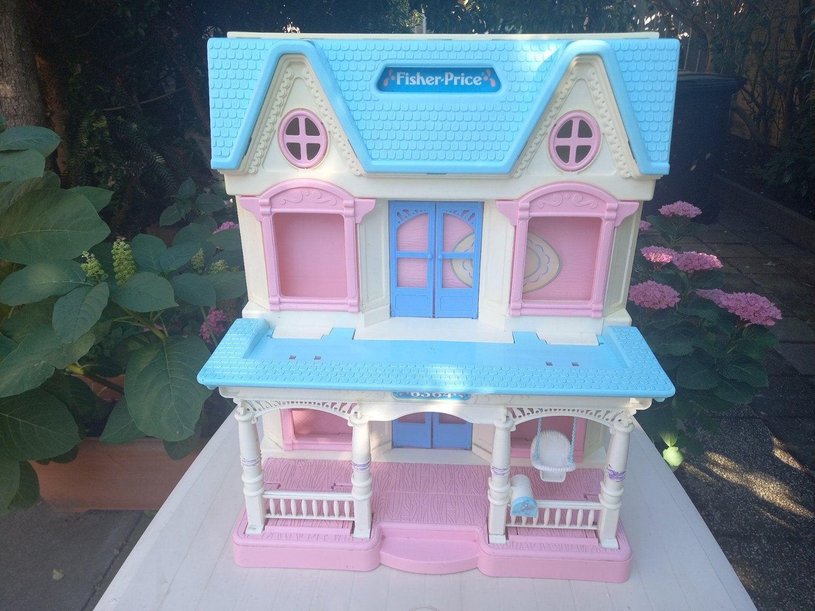 Fisher-Price Poppenhuis met Meubels en Poppen, Ophalen of Verzenden