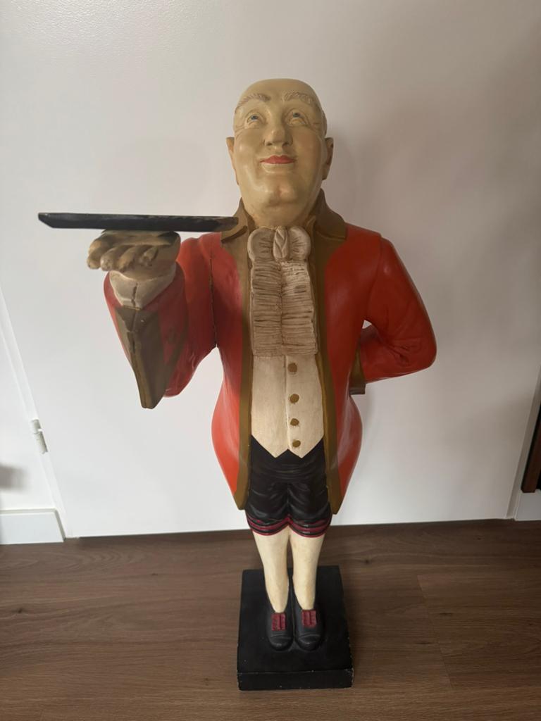 Oude butler/ober - hout, Ophalen
