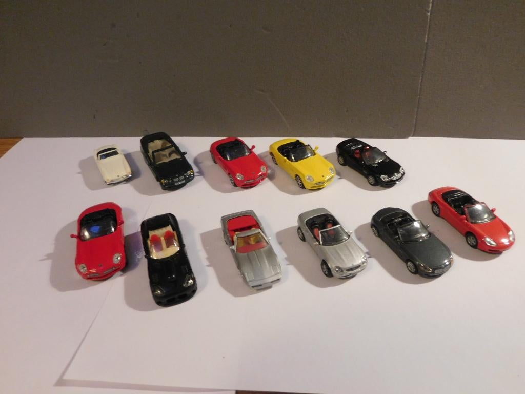 diverse cabrio's, Hobby en Vrije tijd, Modelauto's | 1:87, Ophalen of Verzenden, Zo goed als nieuw, Auto, Overige merken