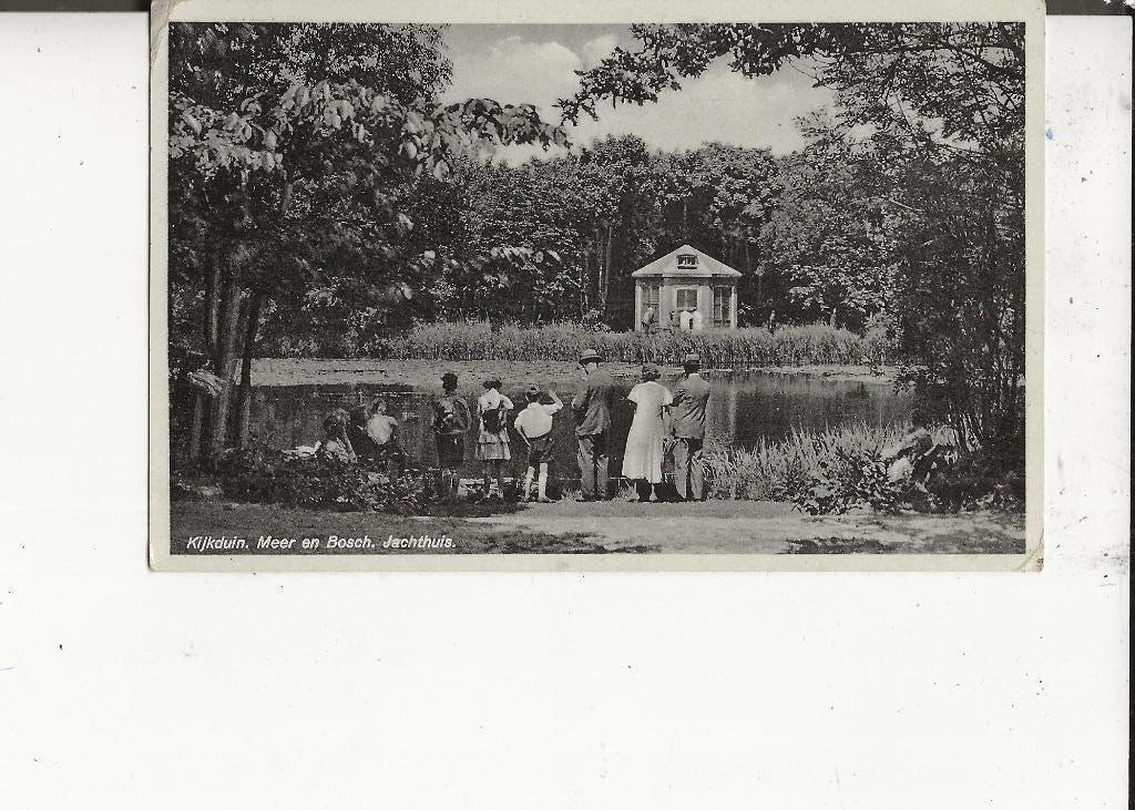 Kijkduin Meer en Bosch Jachthuis 2-8-1933 W Bochove, Ophalen of Verzenden, 1920 tot 1940, Gelopen, Zuid-Holland