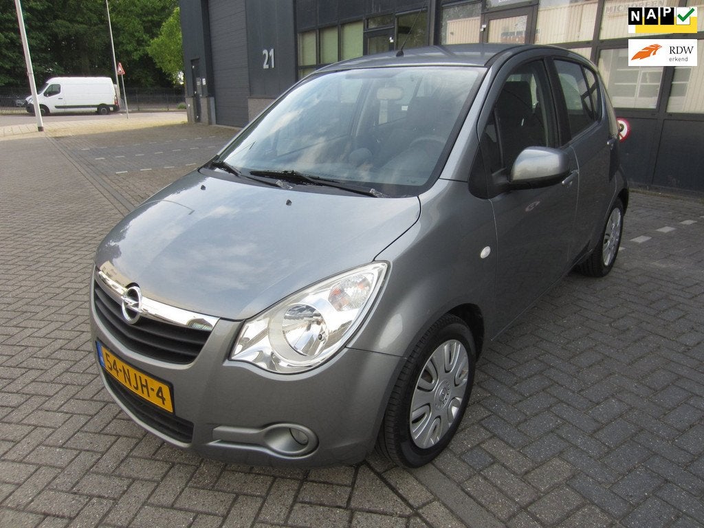 Opel Agila 1.0 Edition LPG 2010 Airco NAP! APK!, Gebruikt, 1011 kg, Elektrische ramen, 996 cc