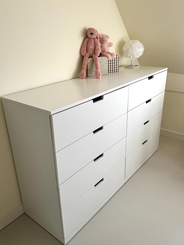 IKEA Nordli ladekast - 8 lades (wit), Huis en Inrichting, Ophalen, Overige materialen, 5 laden of meer, IKEA Nordli