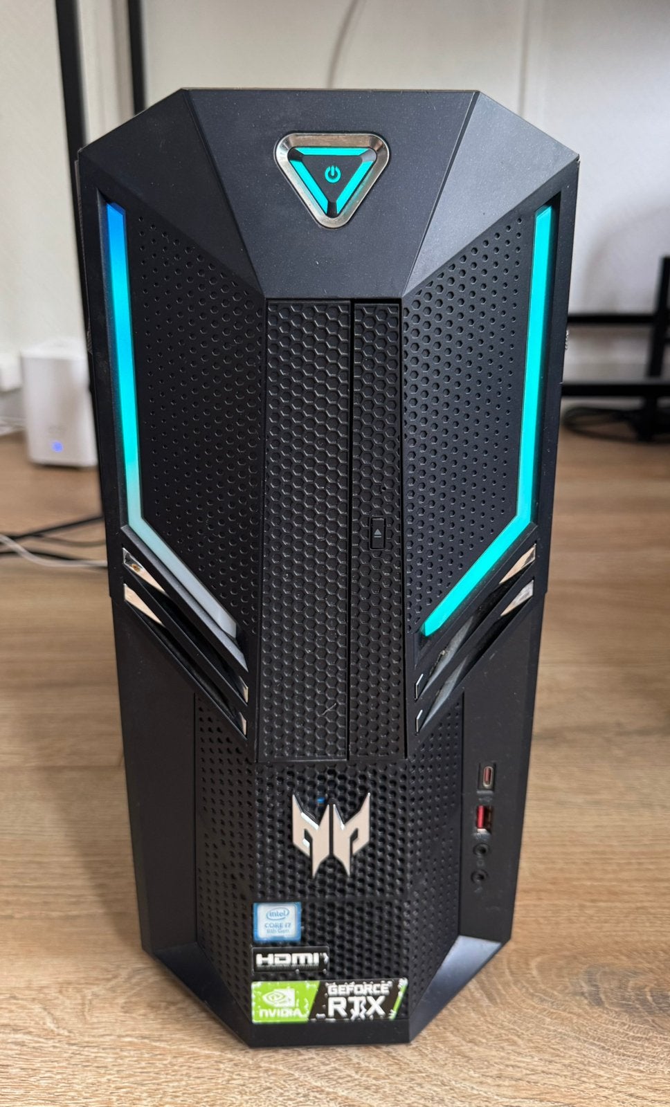 Acer Predator Orion 3000 i7 16GB RTX 2070 500GB SSD W11, Computers en Software, Desktop Pc's, Ophalen of Verzenden, Zo goed als nieuw