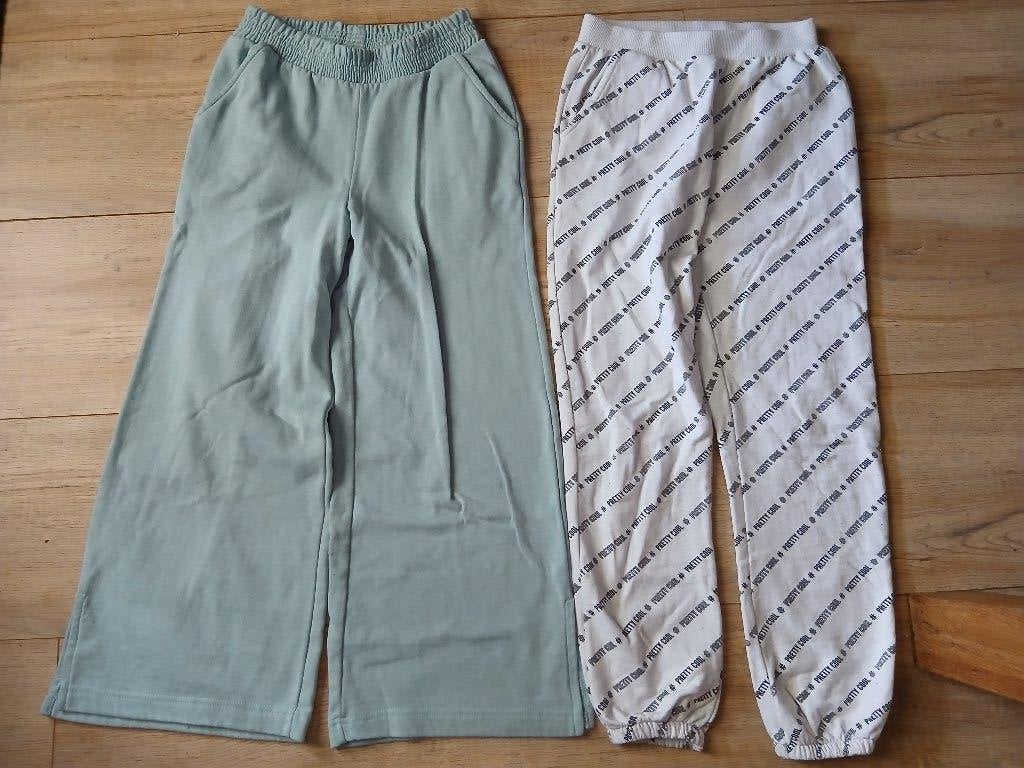 2 joggingbroeken meisje maat 146/152, Broek, Gebruikt, Meisje, YFK