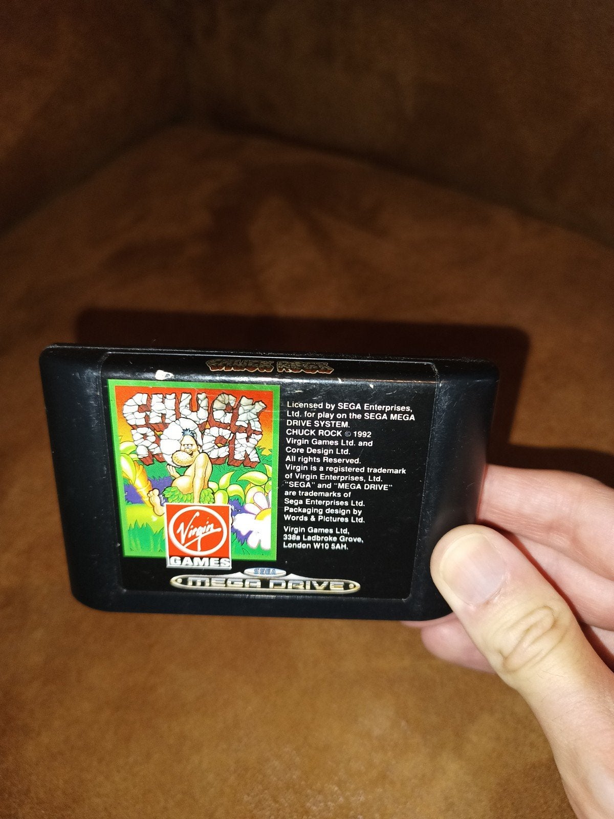Chuck Rock SEGA Mega Drive, Spelcomputers en Games, Gebruikt, 1 speler, Ophalen of Verzenden, Vanaf 3 jaar