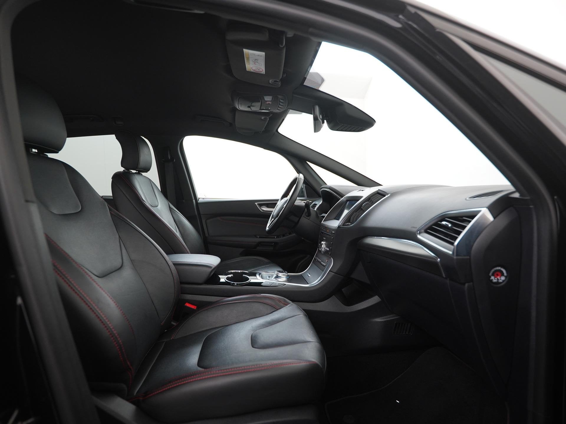 Ford S-Max 2.5 FHEV ST-Line | 7 Persoons | Leder | Zondag Op, Auto's, Stof, Gebruikt, Euro 6, 7 stoelen