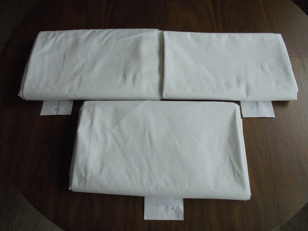 div stof restanten wit, Overige kleuren, 120 cm of meer, Ophalen of Verzenden, Polyester
