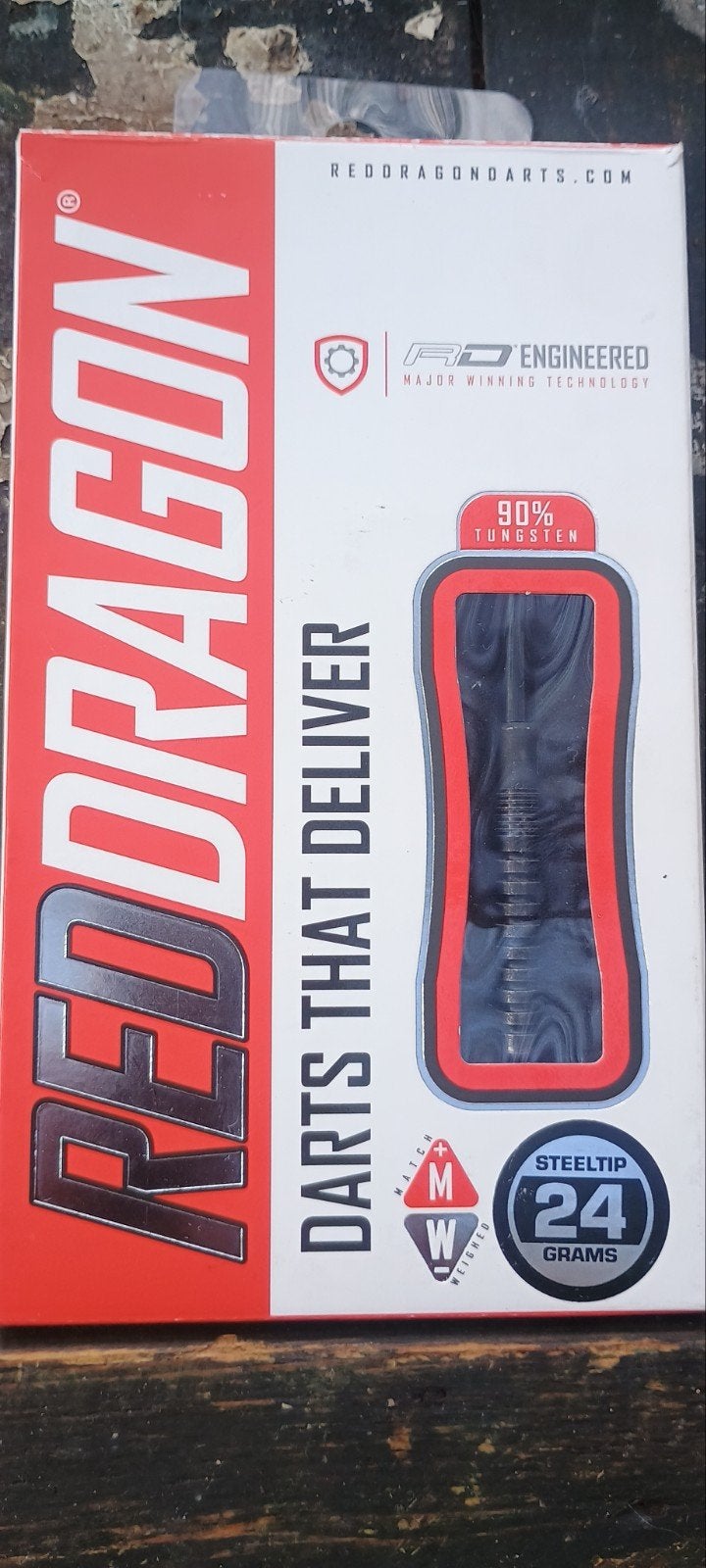 Red Dragon Phantom 24 gram dartpijlen - Zo goed als nieuw, Sport en Fitness, Darts, Ophalen of Verzenden, Zo goed als nieuw, Pijlen