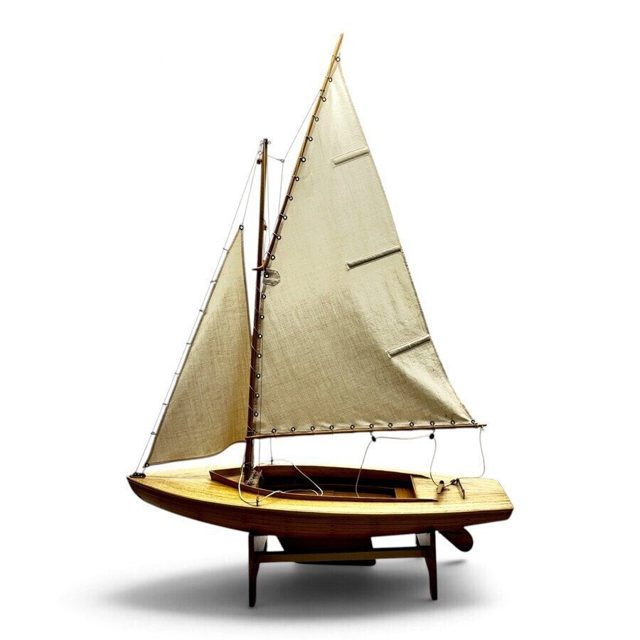 Model van een zeilboot, 16 kwadraat / BM’er