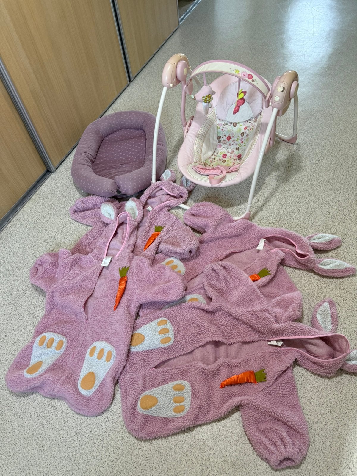 Babywiegstoel - dekentje tot 6 maanden - nestje, Ophalen, Zo goed als nieuw, Jongetje of Meisje