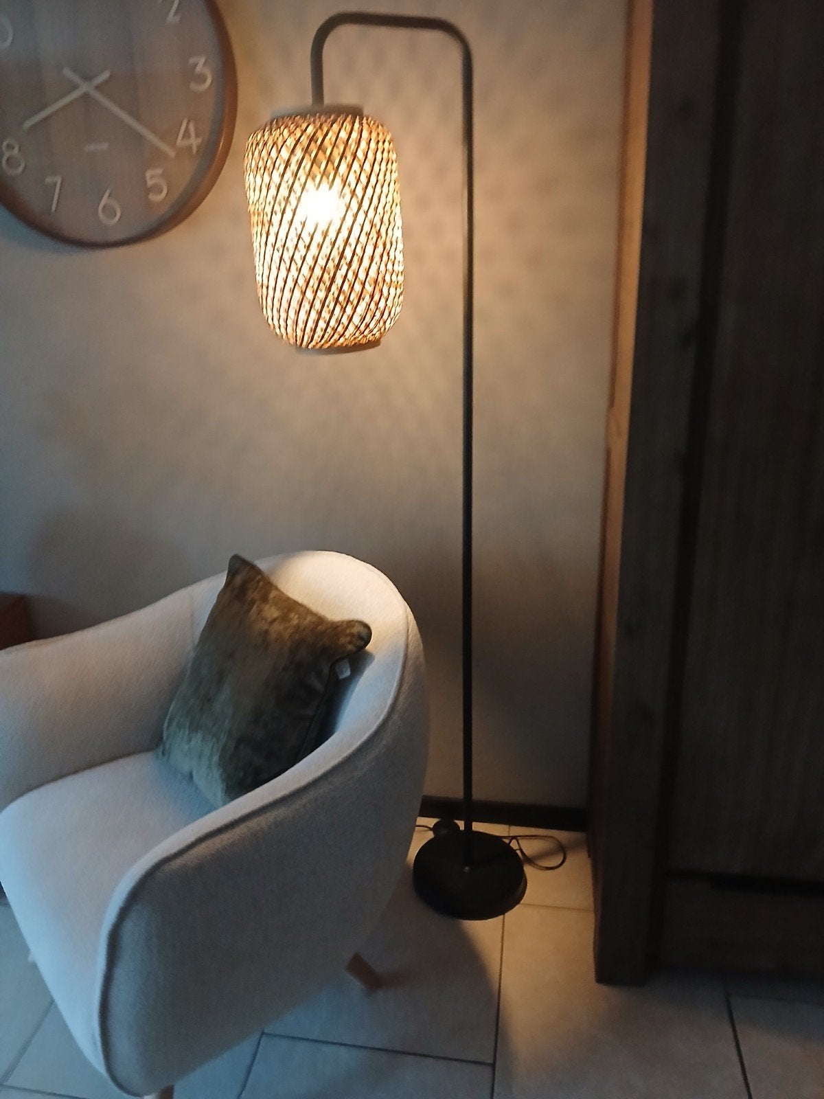 Mooie lamp, Huis en Inrichting, Lampen | Vloerlampen, Ophalen, Zo goed als nieuw, Minder dan 100 cm
