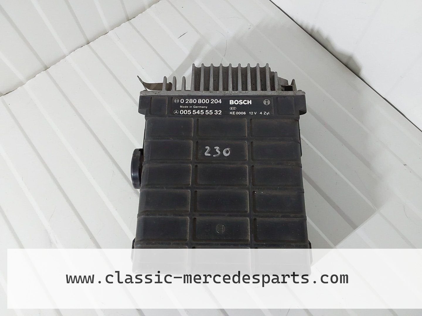 ECU Mercedes 230 Motor m102 Bosch 0055455532, Gebruikt, -, Ophalen of Verzenden, -