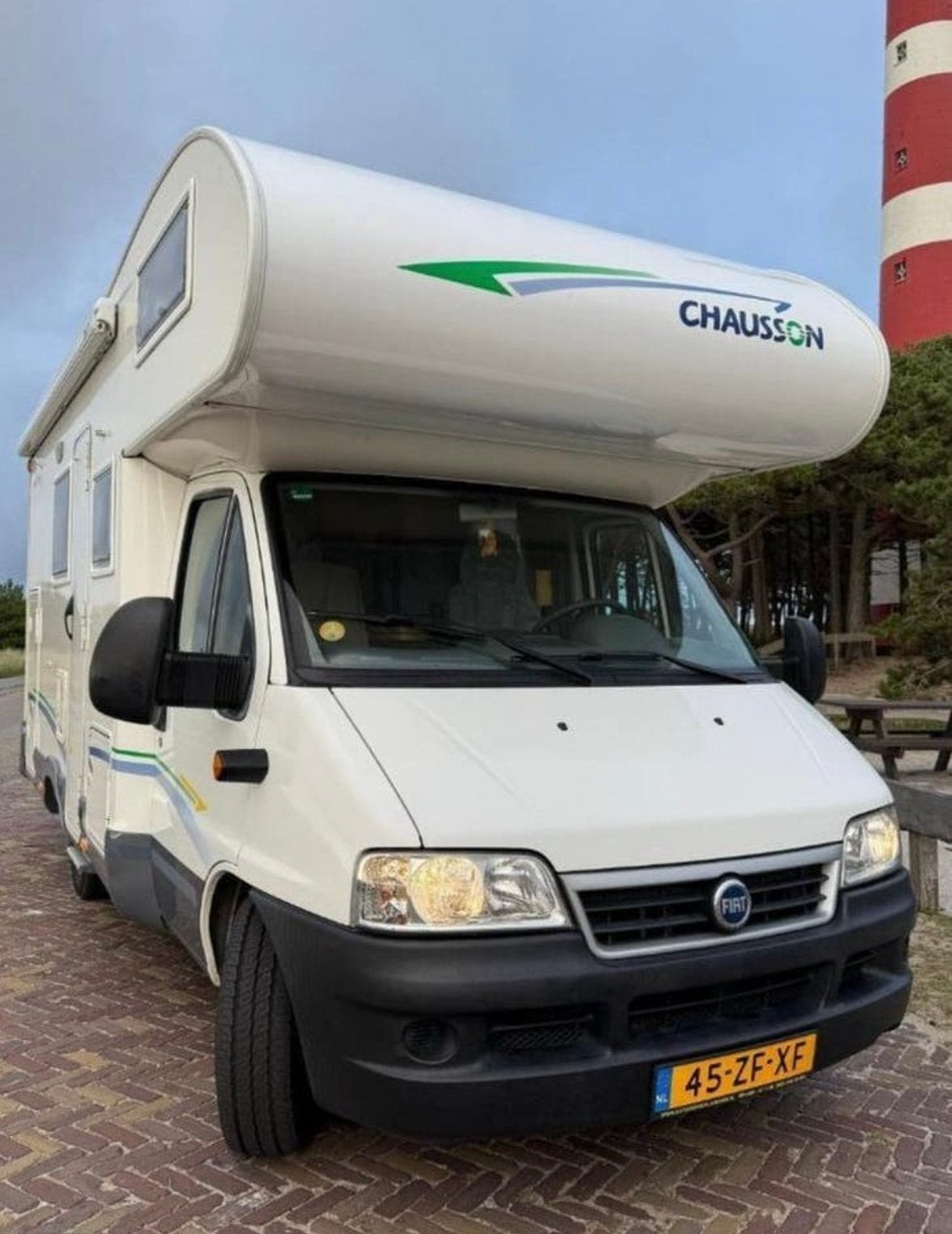 Camper Fiat ducato Chausson Welcome 2.8JTD| stapelbed alkoof, Caravans en Kamperen, Particulier, Half-integraal