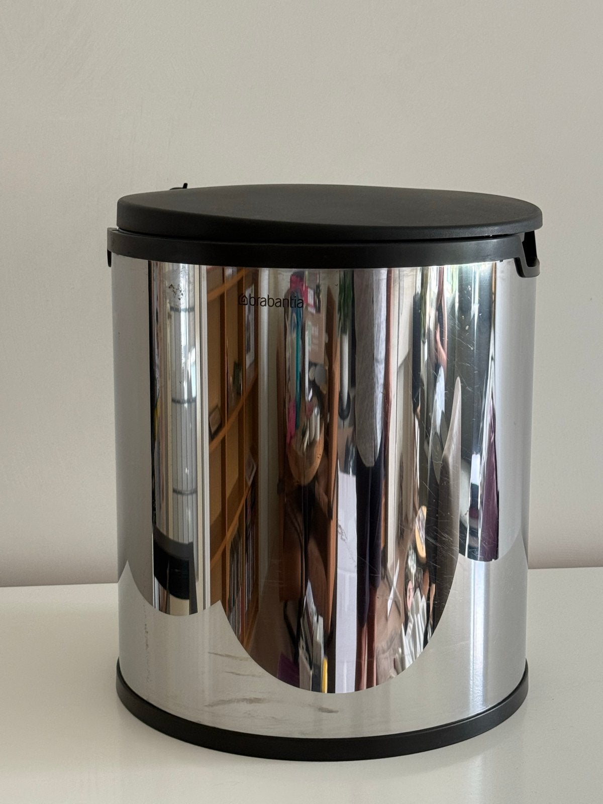 Brabantia Built-in Vuilnisbak 15L RVS - Hoogte 35cm, Ophalen, Zo goed als nieuw, Rvs, 5 – 50