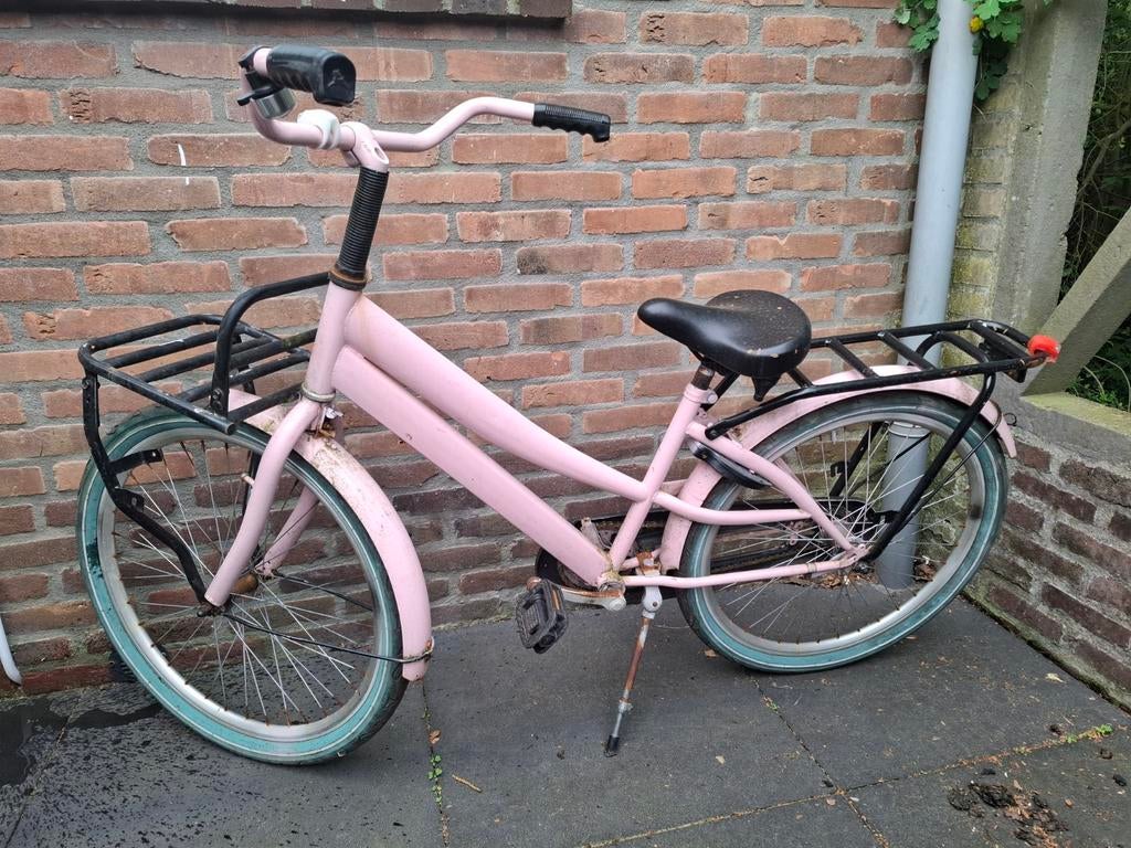 24 inch meisjes fiets roze, Ophalen of Verzenden, Gebruikt, 24 inch