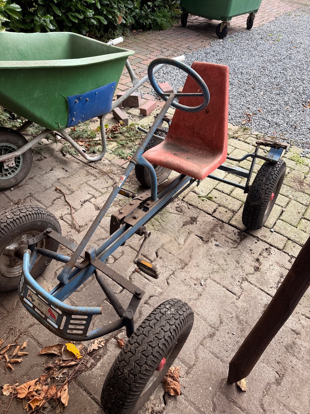 Mammoet skelter met lekke band - Opknapper, Ophalen of Verzenden, Gebruikt, Mammoet