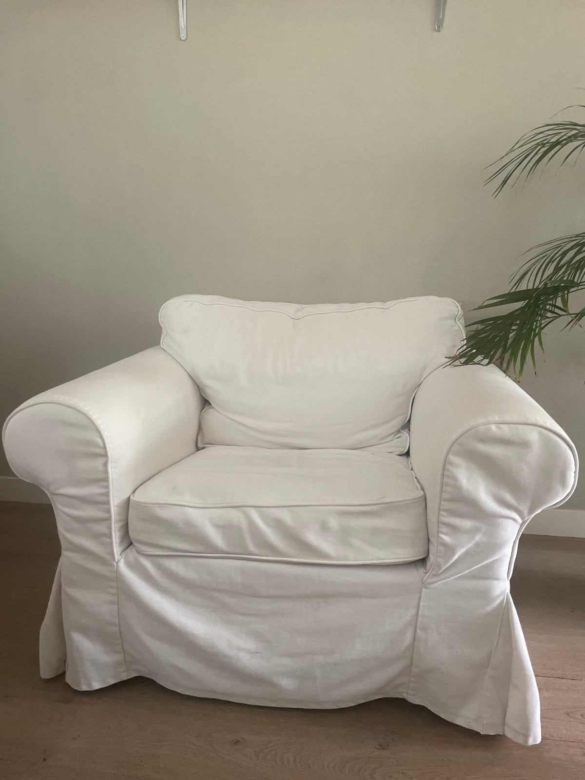 Gratis IKEA Ektorp stoel - hoezen wasbaar op 60 graden, Ophalen, Gebruikt, Stof