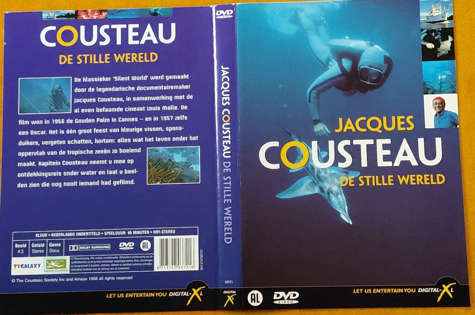 Jacques Cousteau: De Stille Wereld (DVD), Alle leeftijden, Ophalen of Verzenden, Zo goed als nieuw, Natuur