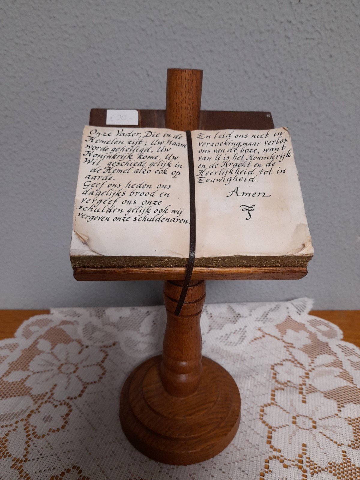 Leuke standaard  religie ca 27 cm hoog, Ophalen of Verzenden, Zo goed als nieuw, Beeld(je)