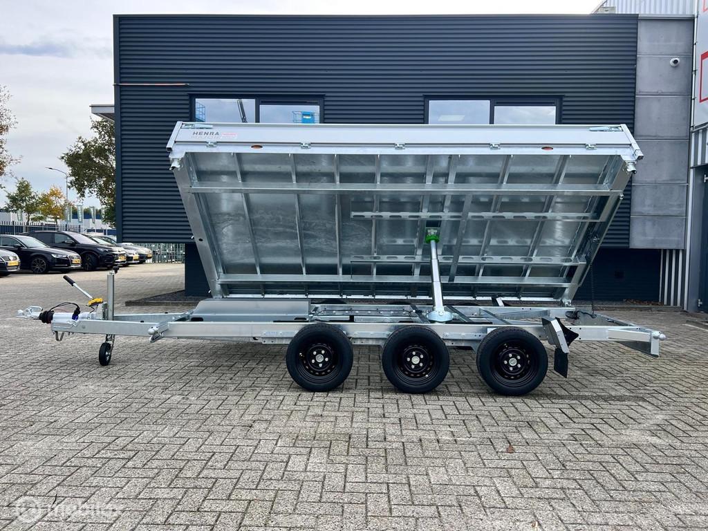 VOORRAAD ACTIE HENRA KP 401x202cm 3.500kg driezijdige kipper, Auto diversen, Nieuw