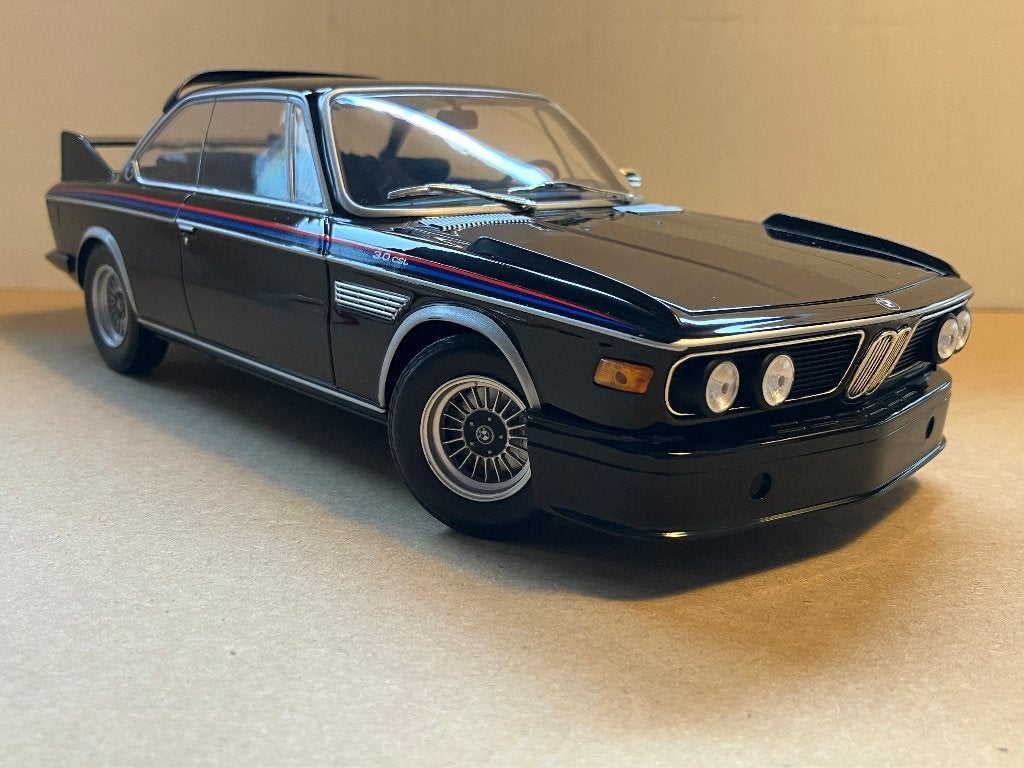 BMW 3.0 CSL Coupe van 1973  zwart  1/18 Minichamps, Hobby en Vrije tijd, Ophalen of Verzenden, Nieuw, Auto, MiniChamps